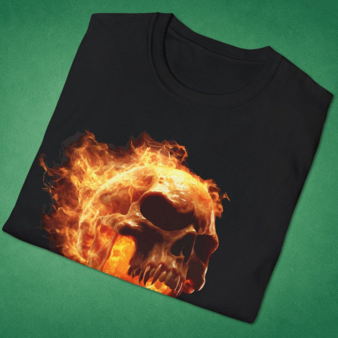 Flaming Skull T-Shirt