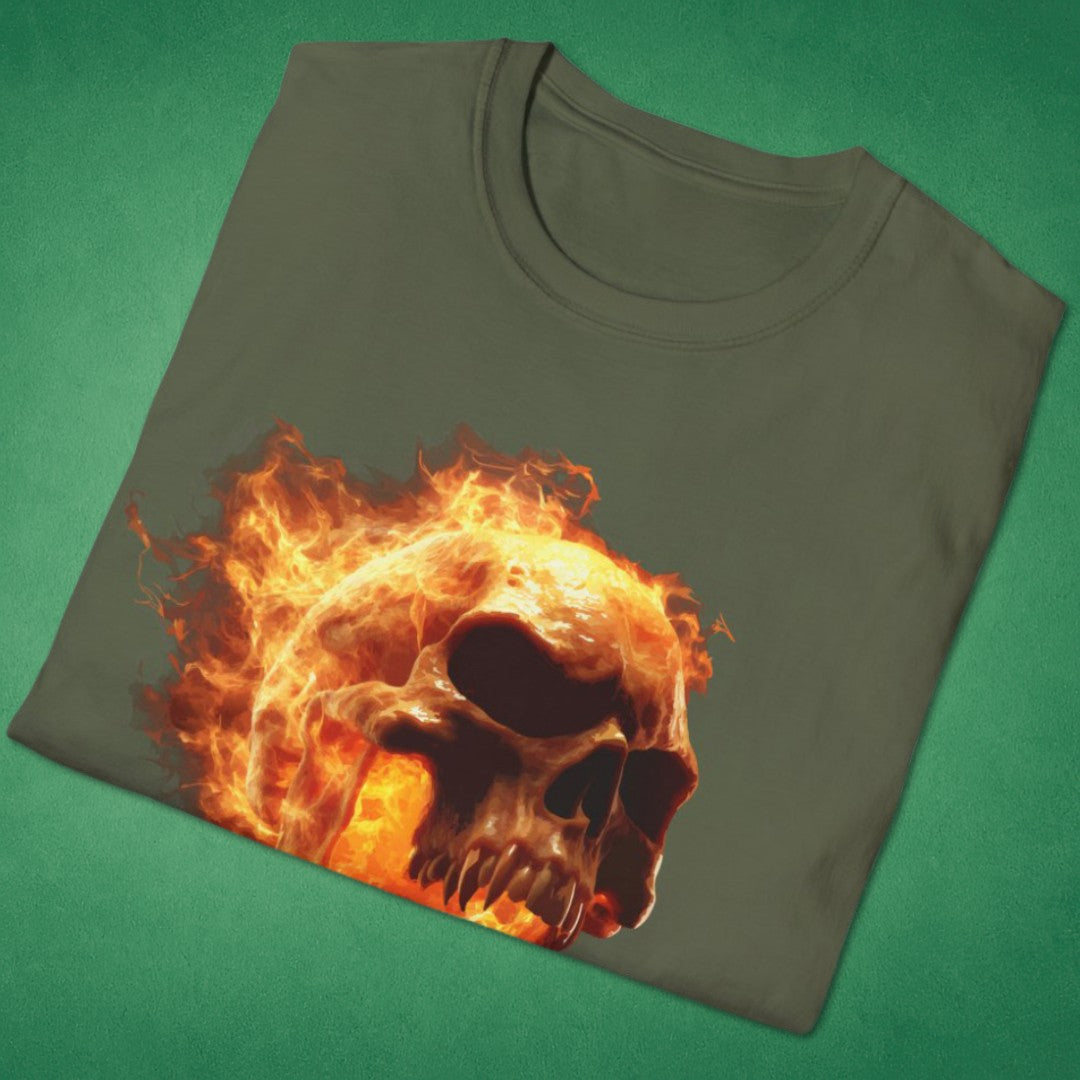 Flaming Skull T-Shirt