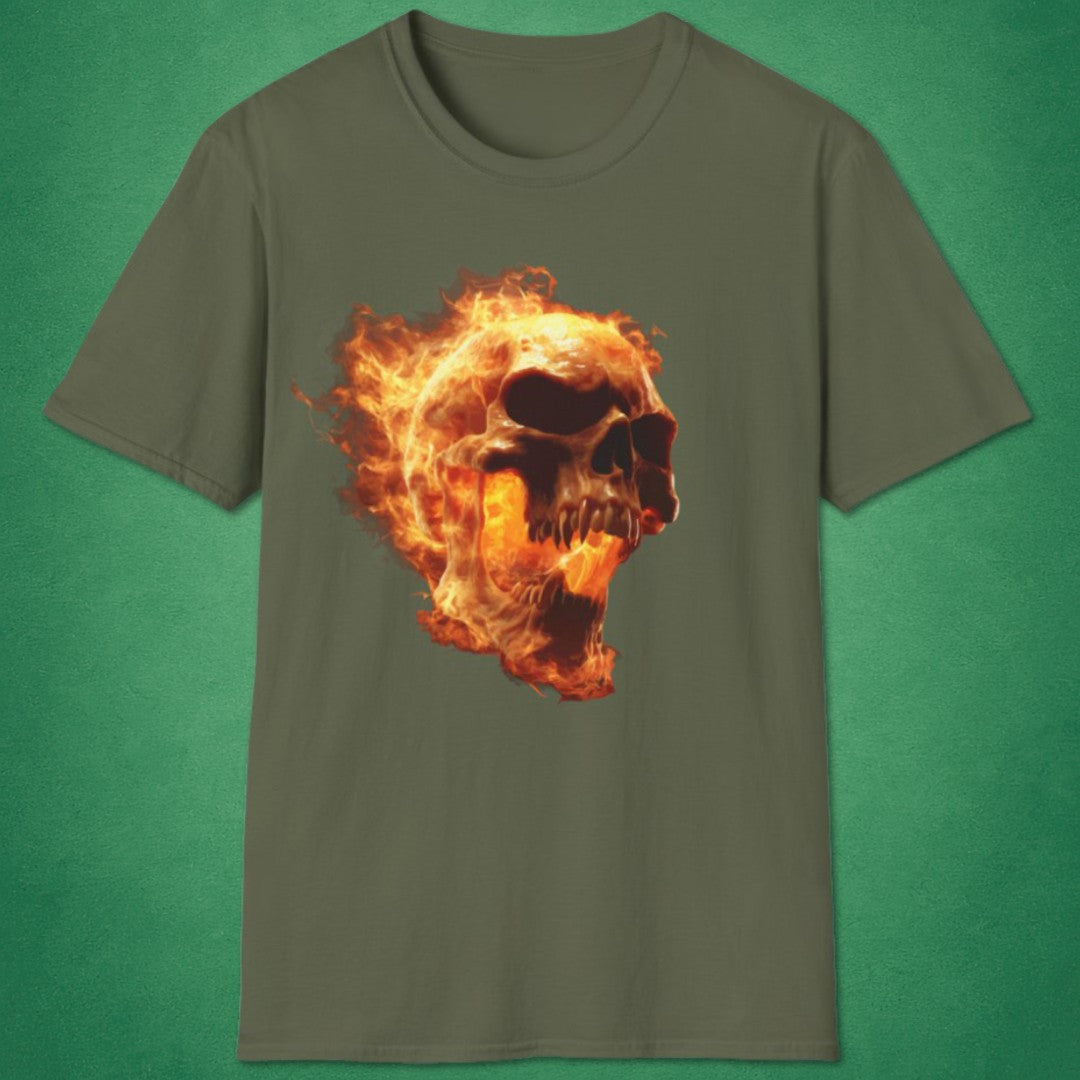 Flaming Skull T-Shirt