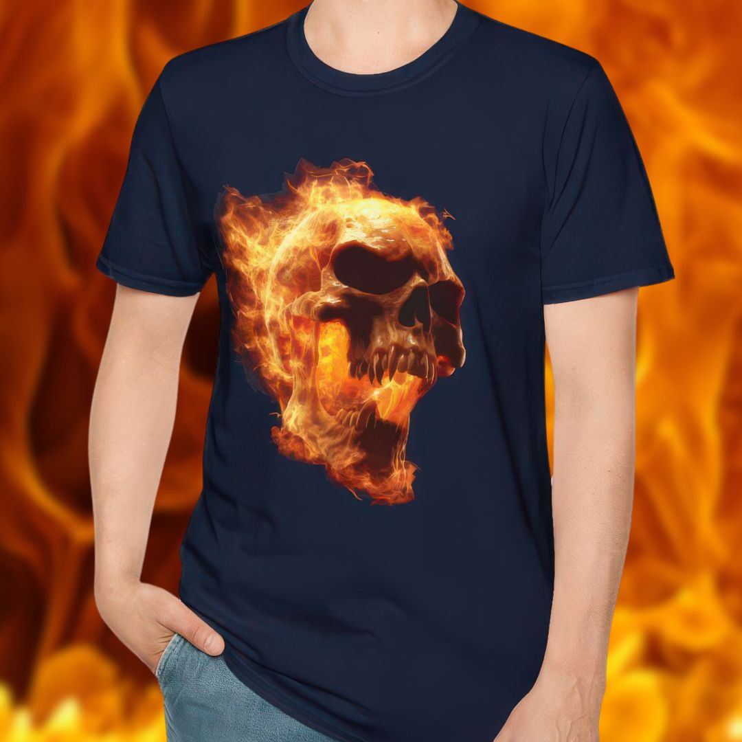 Flaming Skull T-Shirt