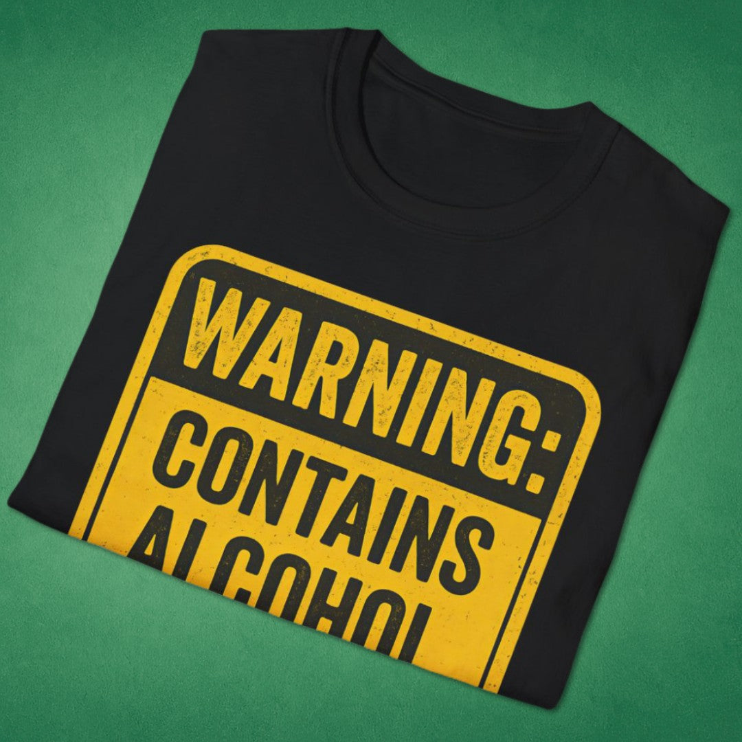 Warning Contains Alcohol T-Shirt