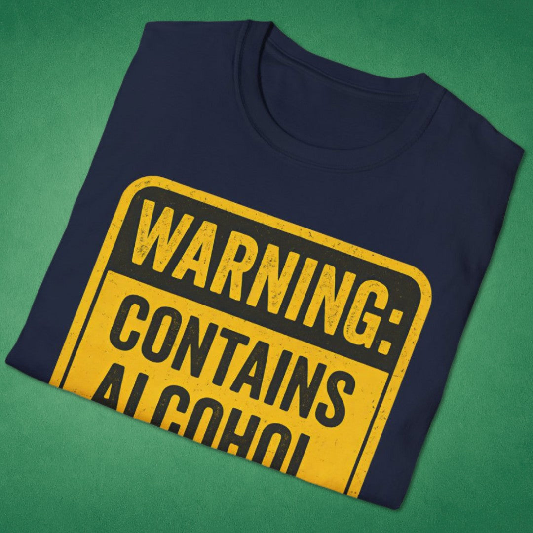 Warning Contains Alcohol T-Shirt