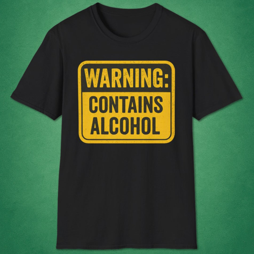 Warning Contains Alcohol T-Shirt