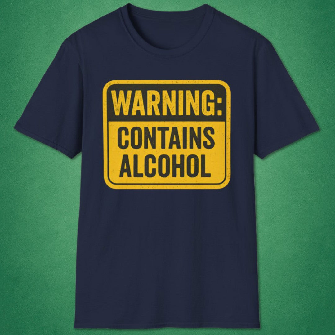 Warning Contains Alcohol T-Shirt