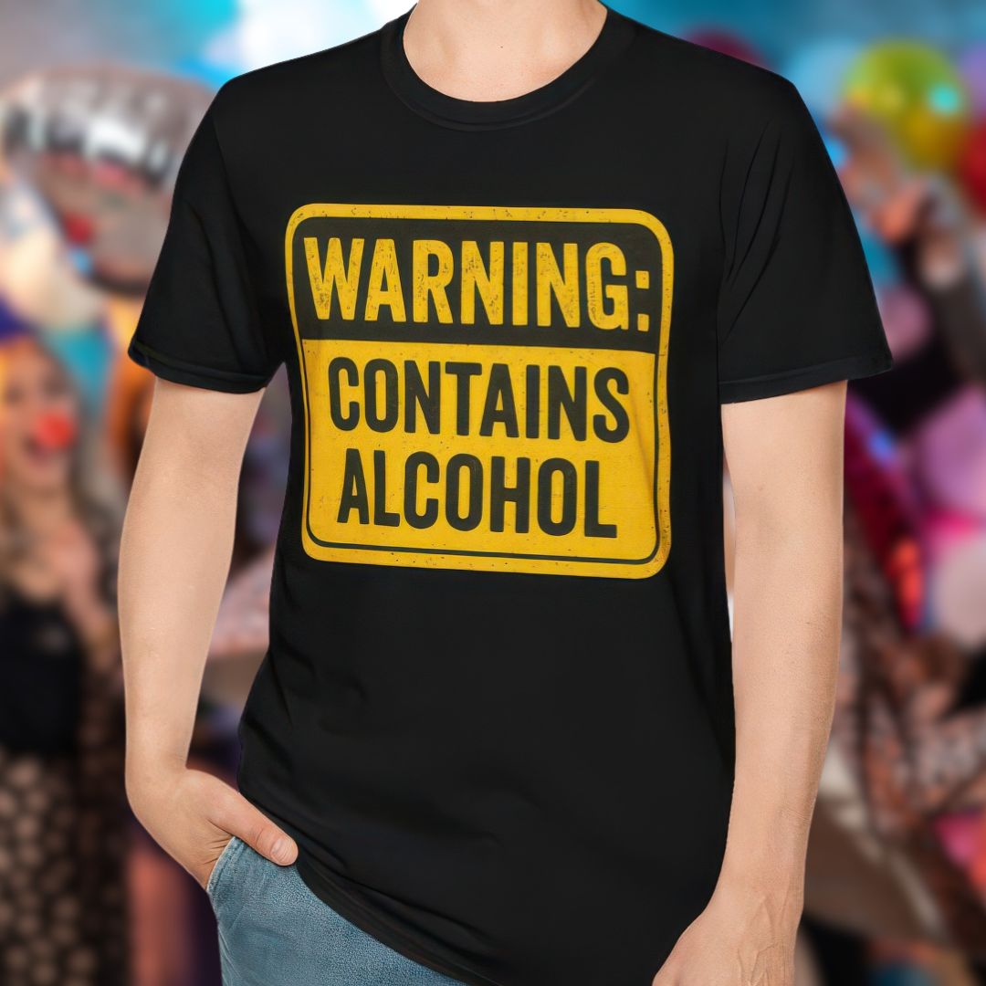 Warning Contains Alcohol T-Shirt