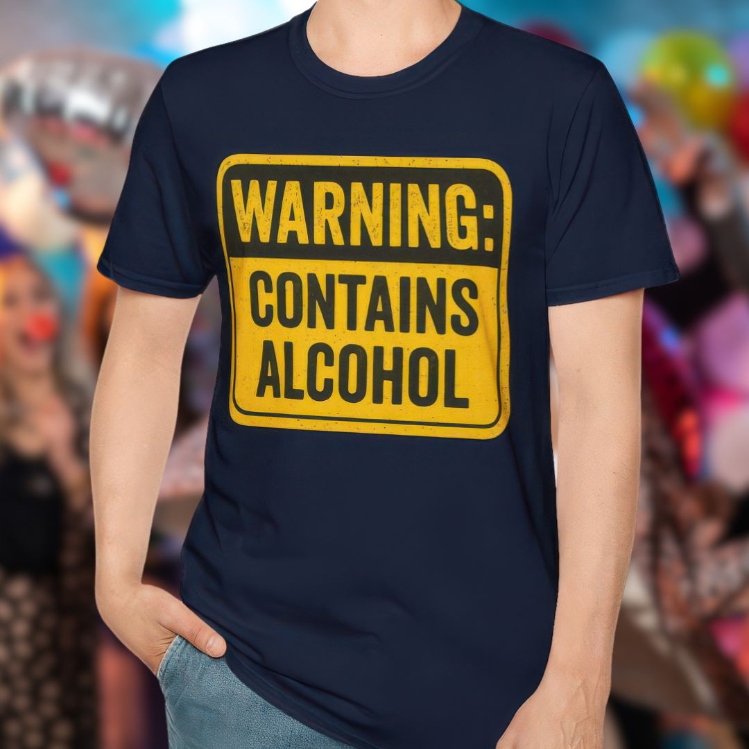Warning Contains Alcohol T-Shirt