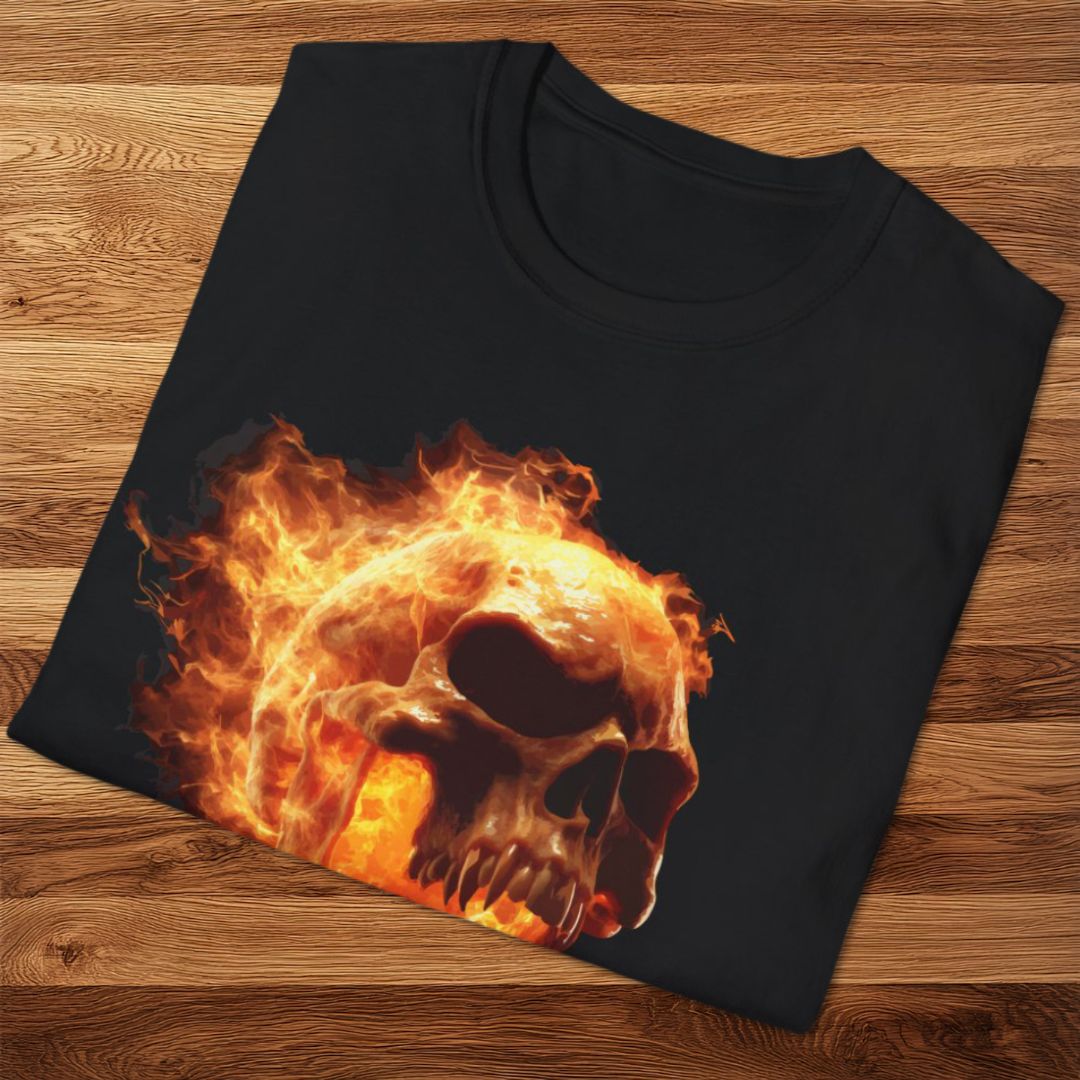 Flaming Skull T-Shirt