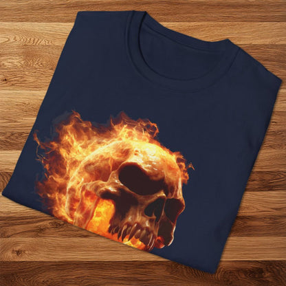 Flaming Skull T-Shirt