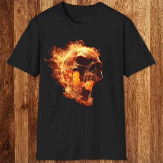 Flaming Skull T-Shirt