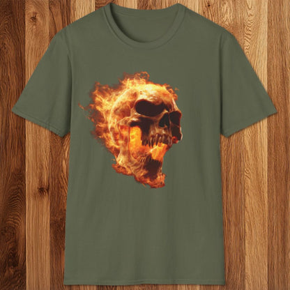 Flaming Skull T-Shirt