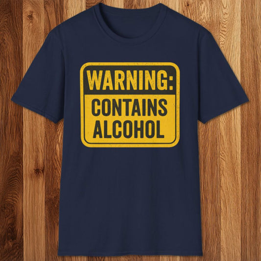 Warning Contains Alcohol T-Shirt